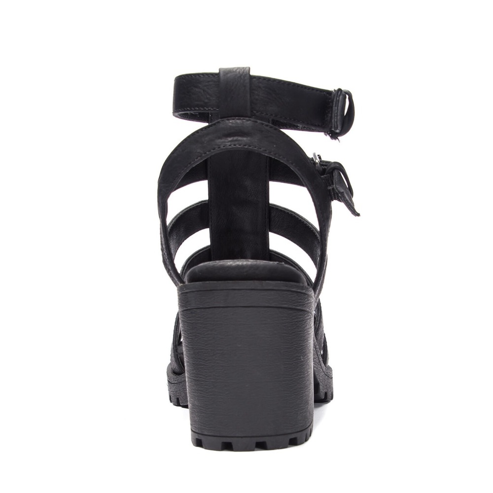 NWOT Chinese Laundry Fun Stuff Chunky Strap Sandal BLACK - SIZE 8 - Picture 4 of 10